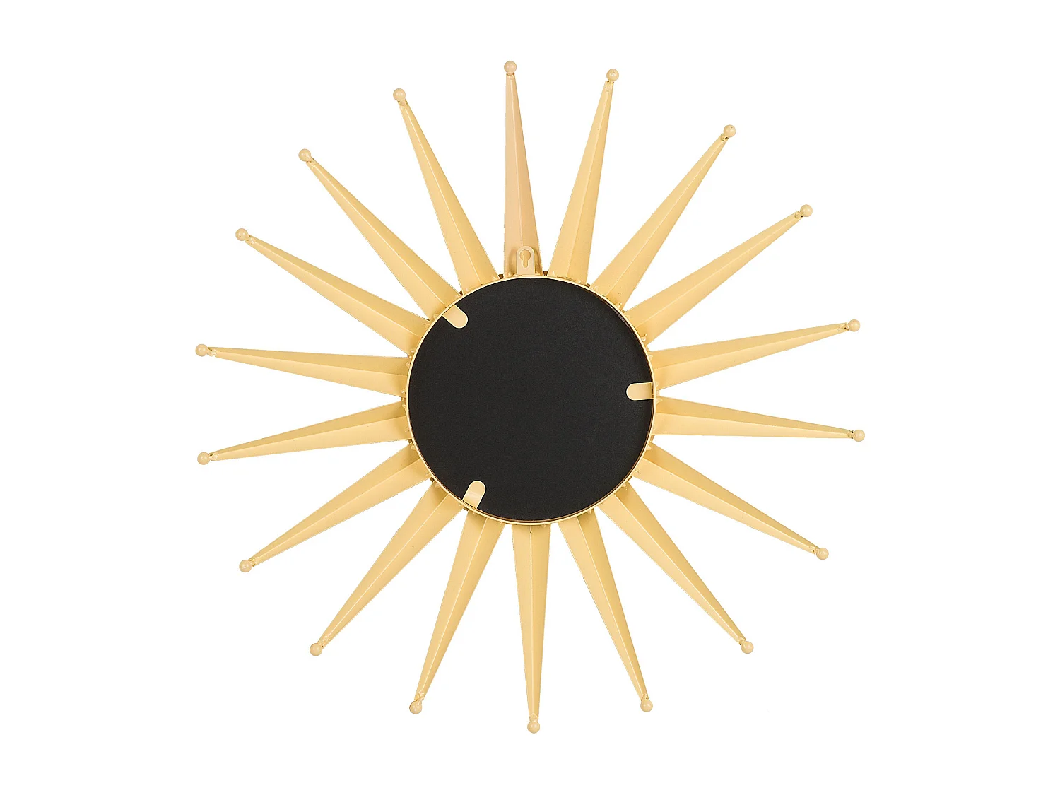 Espejo PERELLI 60 cm 60 cm Metal Dorado