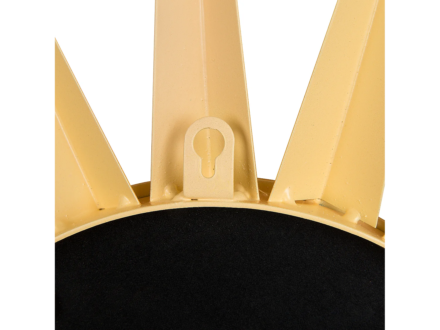 Espejo PERELLI 60 cm 60 cm Metal Dorado