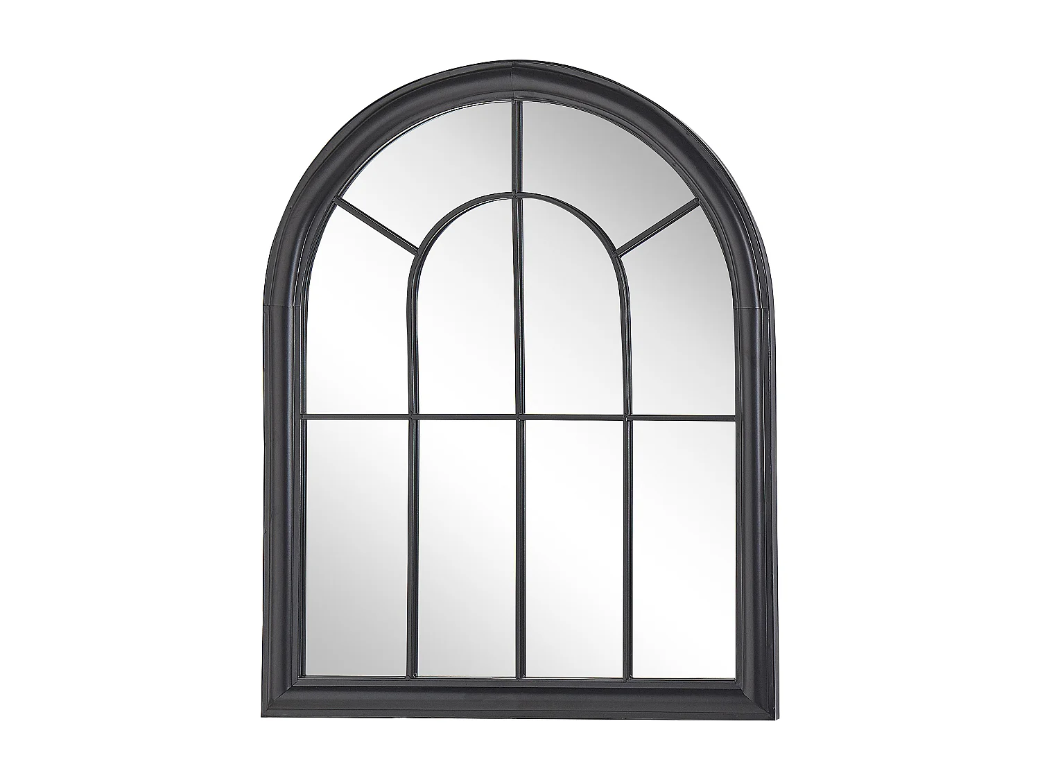 Miroir EMBRY 69 cm 89 cm Métal Noir