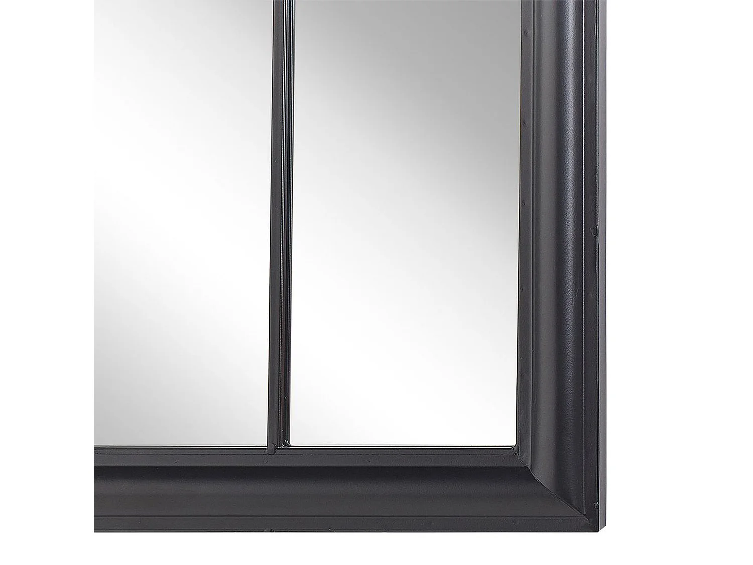 Miroir EMBRY 69 cm 89 cm Métal Noir