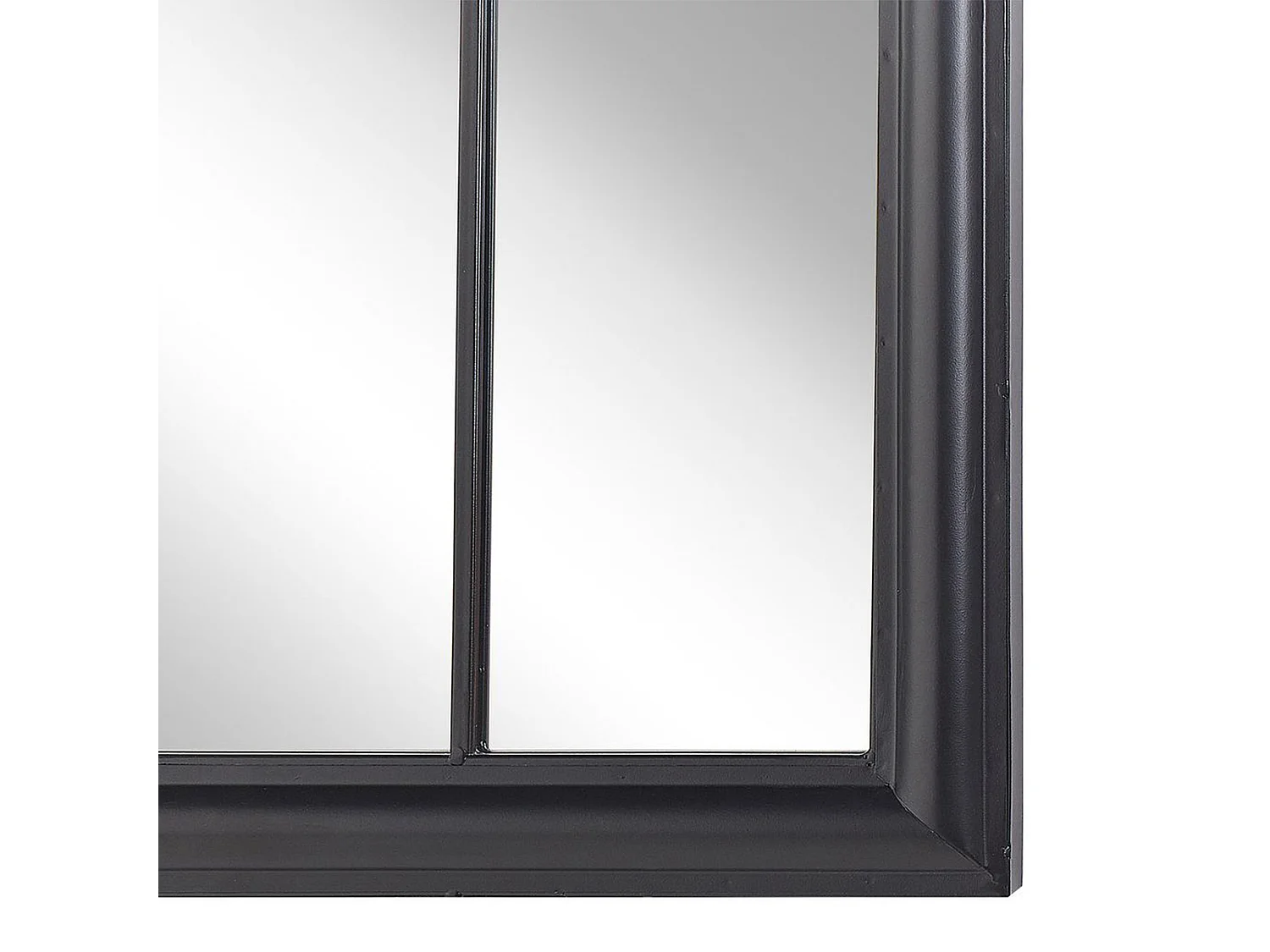 Specchio EMBRY 69 cm 89 cm Metallo Nero