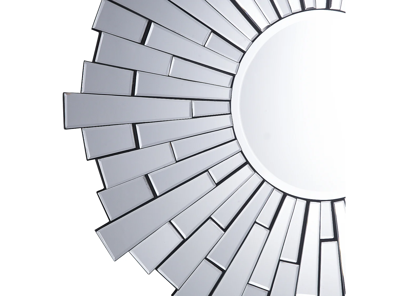 Wandspiegel VIRE 70 cm 70 cm Silber