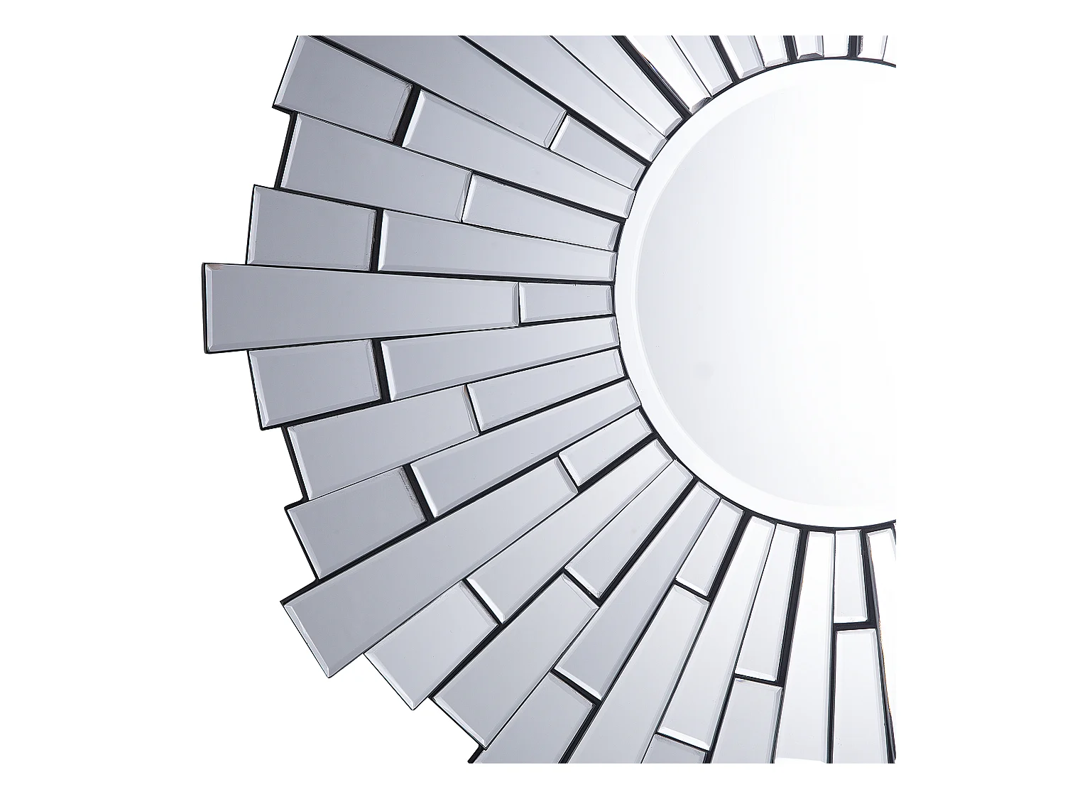 Wandspiegel VIRE 70 cm 70 cm Zilver