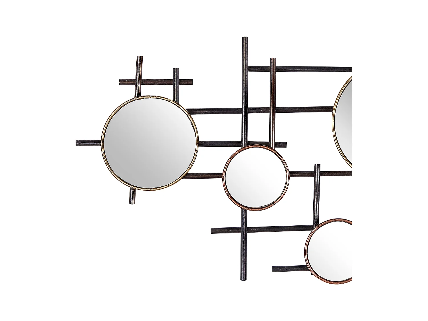 Espejo IBOS 113 cm 55 cm Metal Negro