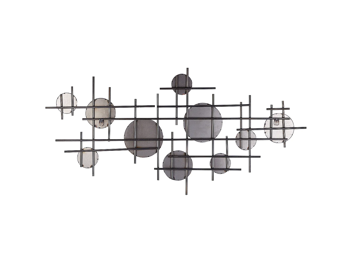 Miroir IBOS 113 cm 55 cm Métal Noir