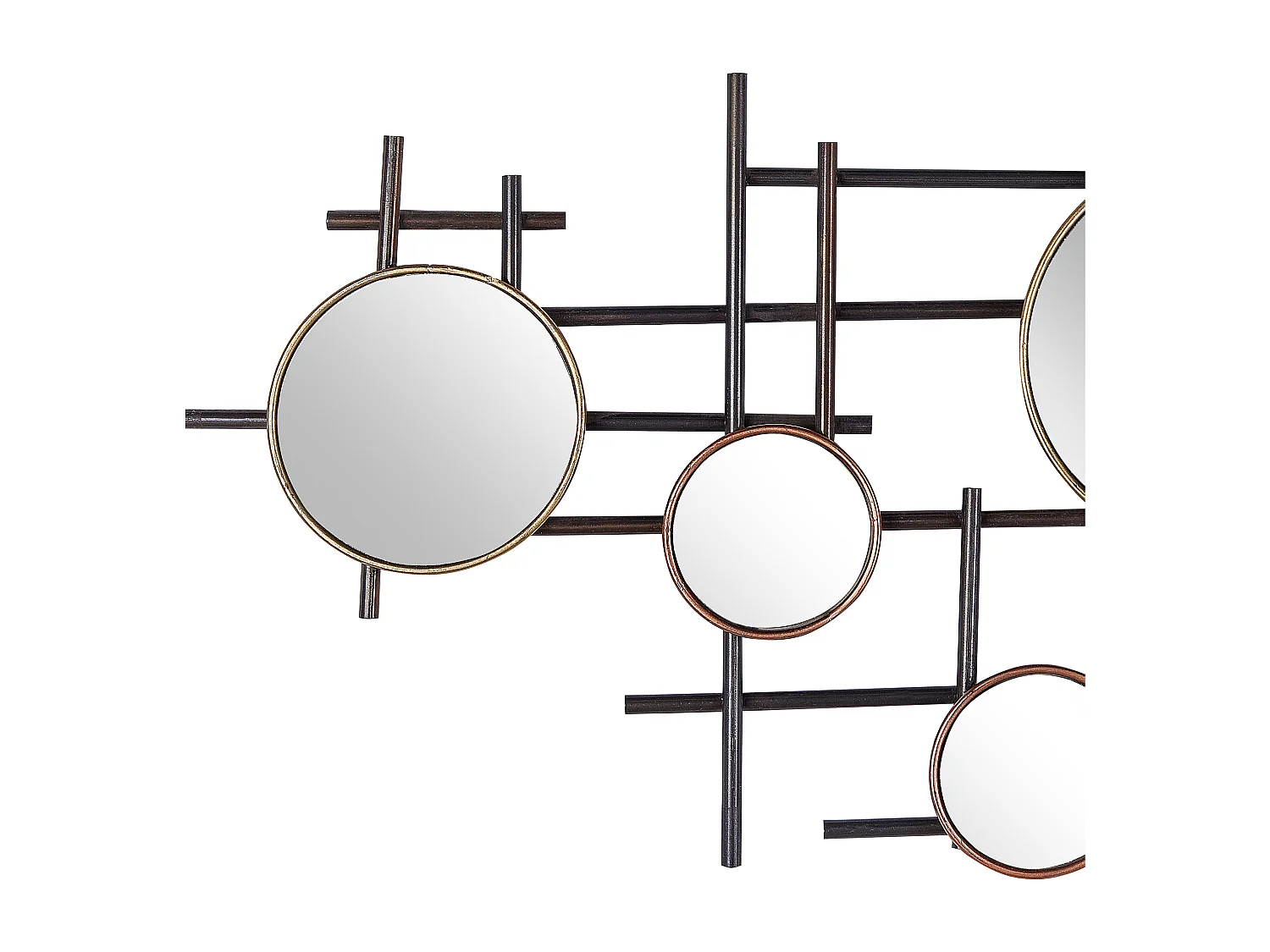 Miroir IBOS 113 cm 55 cm Métal Noir