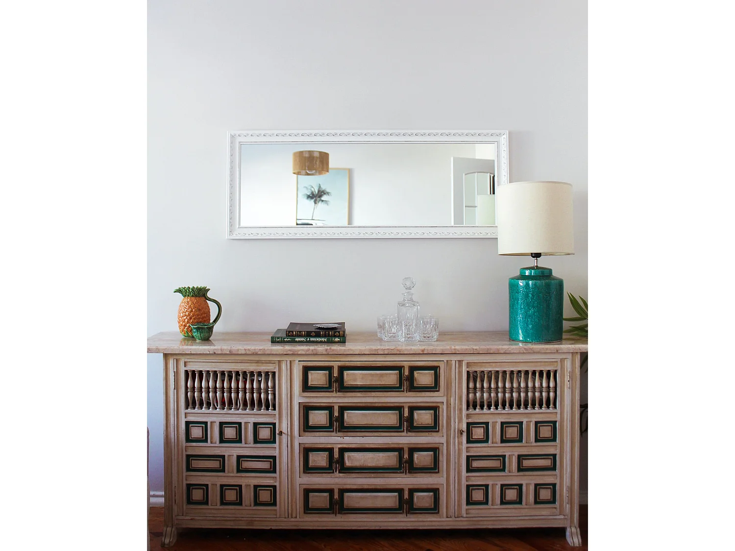 Wall Mirror MAULEON 50 cm 130 cm Off-White