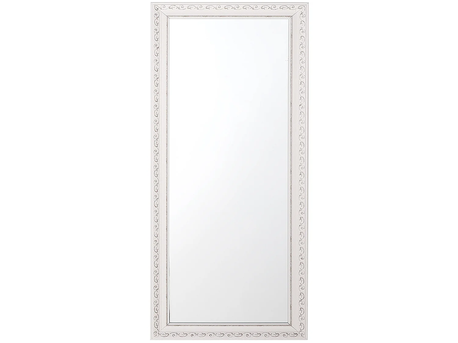 Miroir MAULEON 50 cm 130 cm Blanc cassé