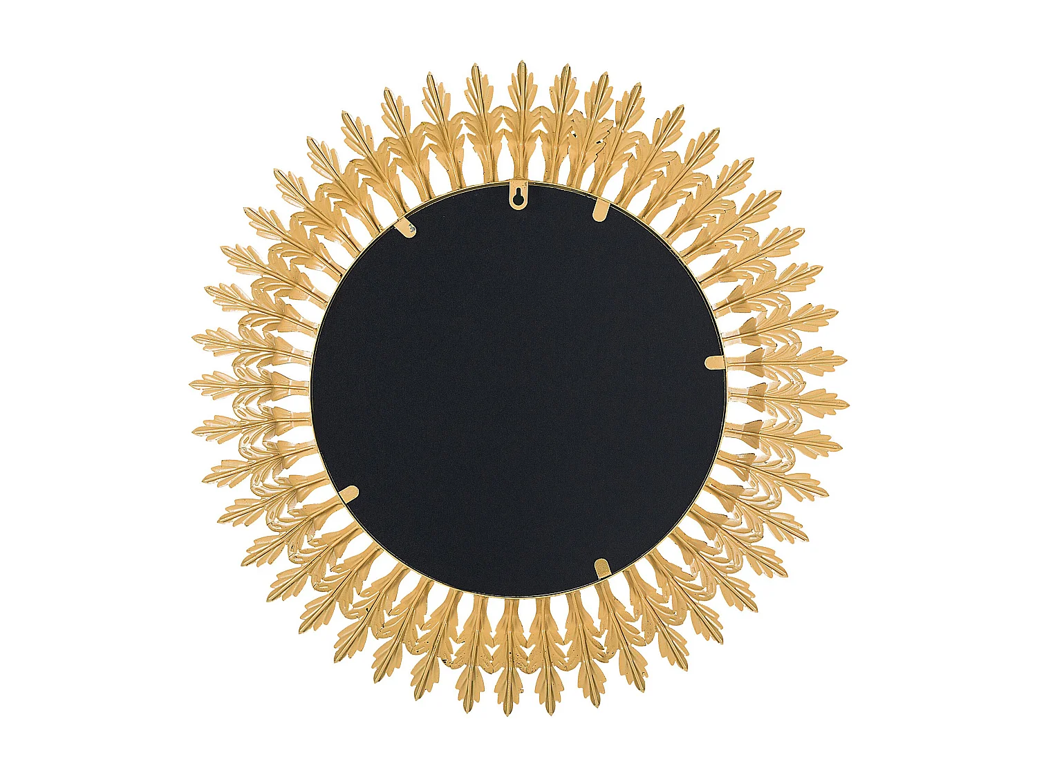 Lustro ścienne VOREY 60 cm 60 cm Metal Złoty