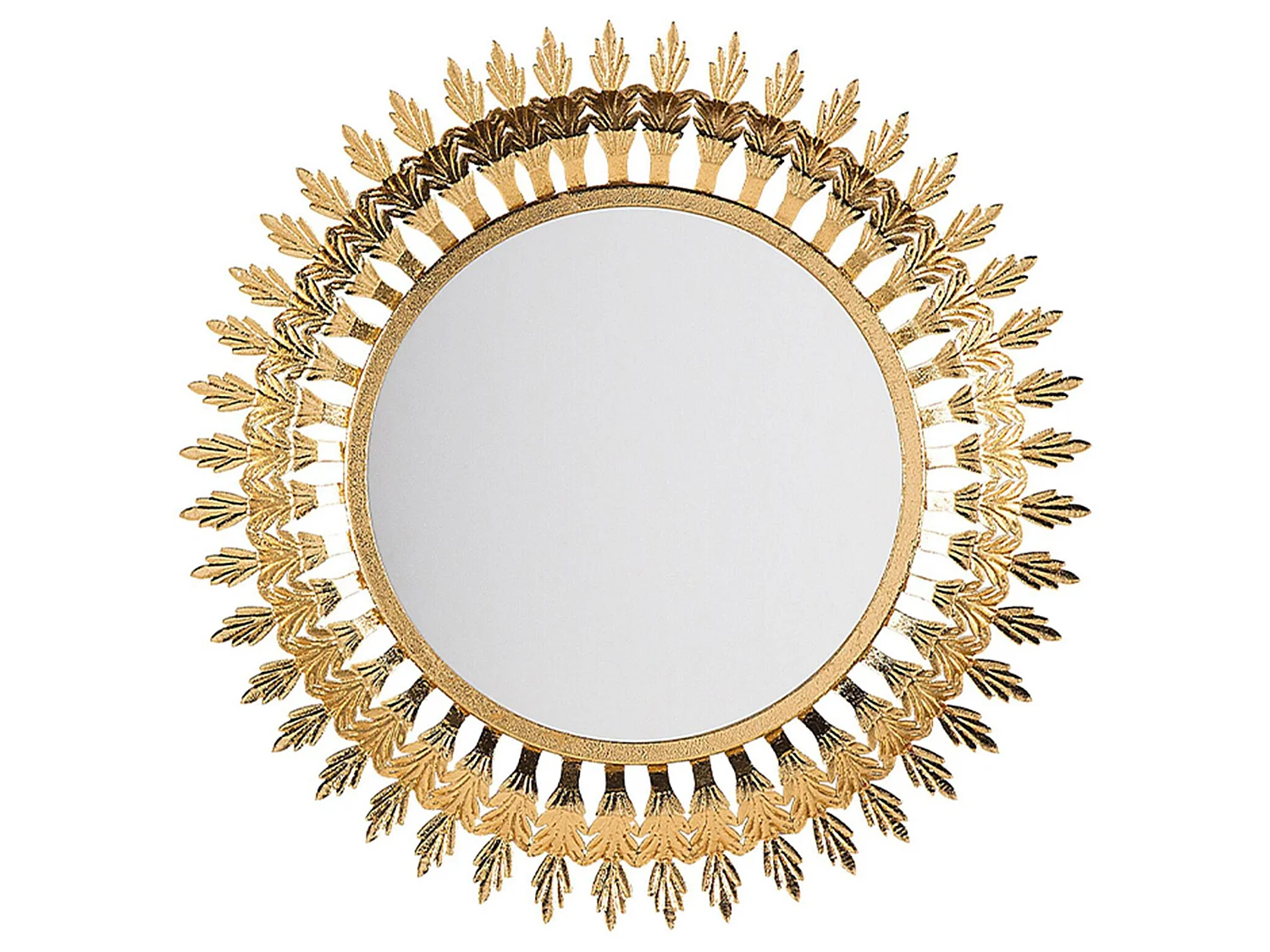 Wall Mirror VOREY 60 cm 60 cm Metal Gold