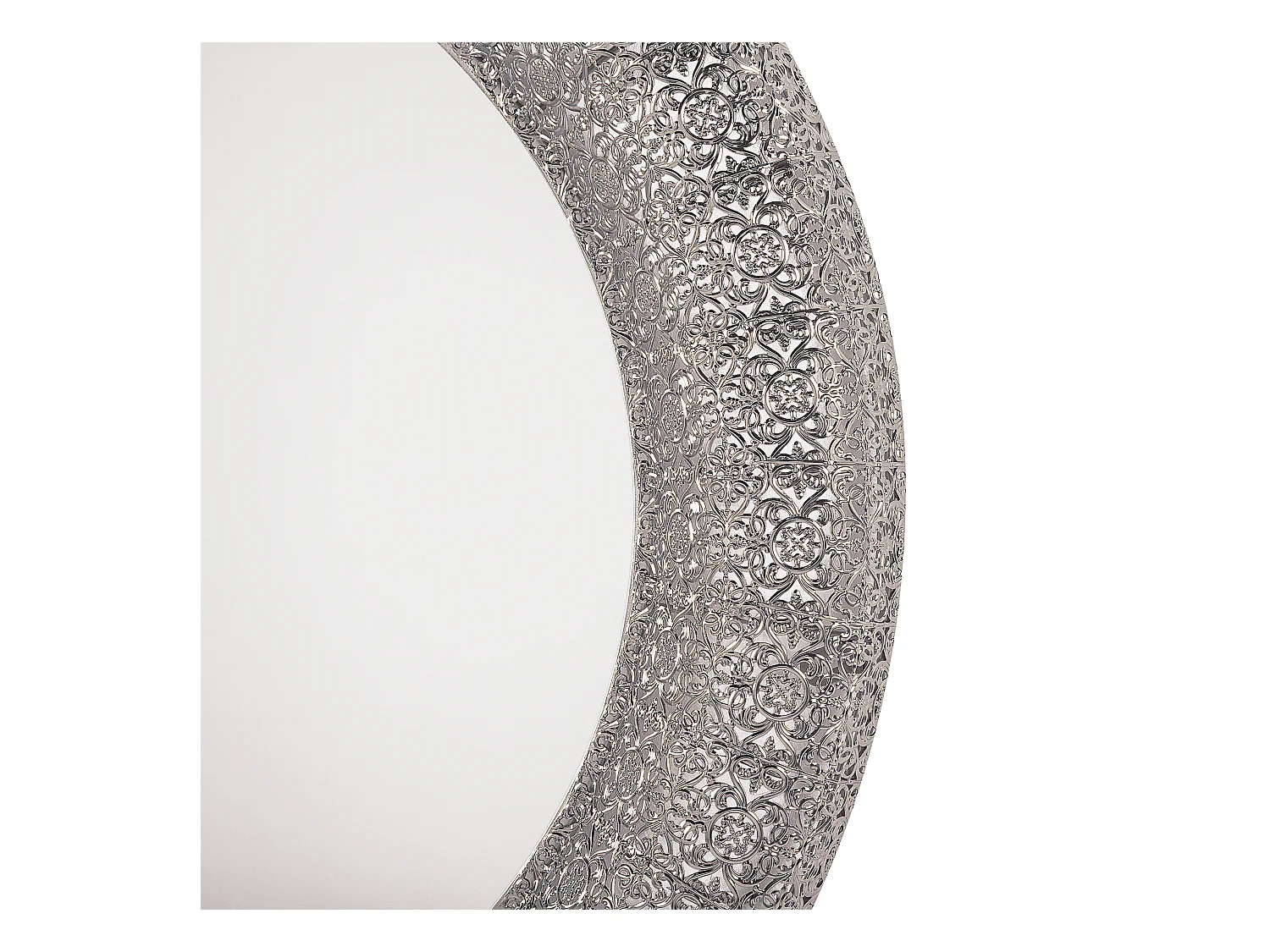 Wandspiegel CHANNAY 80 cm 80 cm Metaal Zilver