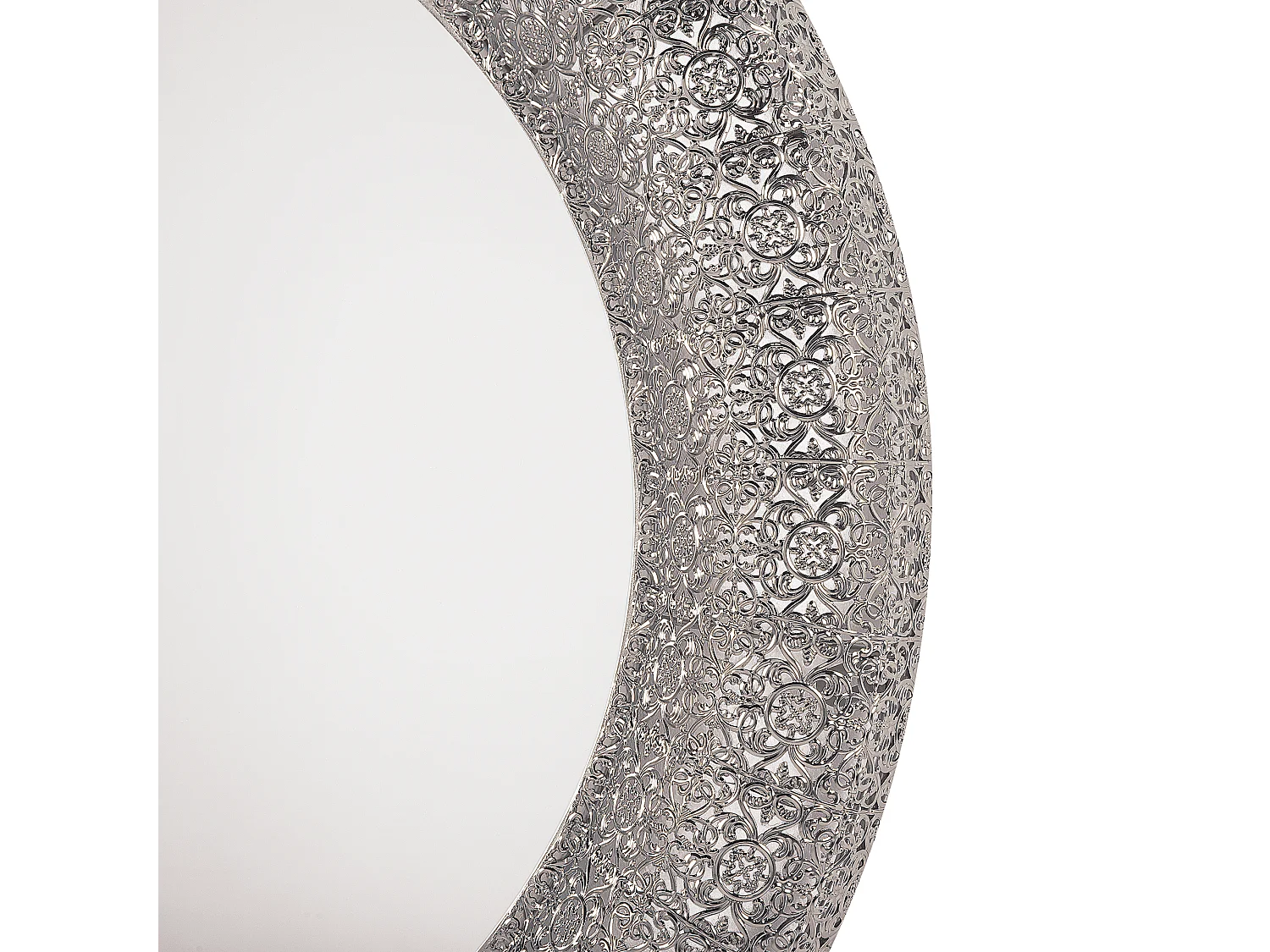 Specchio CHANNAY 80 cm 80 cm Metallo Argento