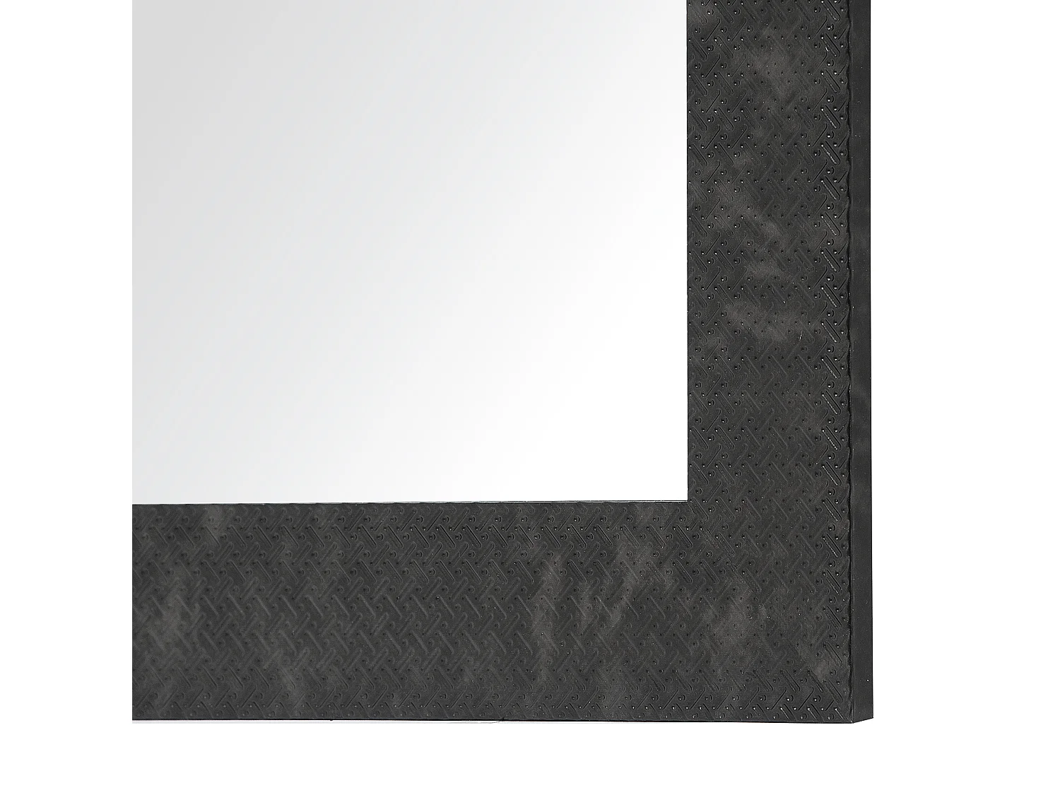 Wandspiegel PLAISIR 50 cm 130 cm Zwart