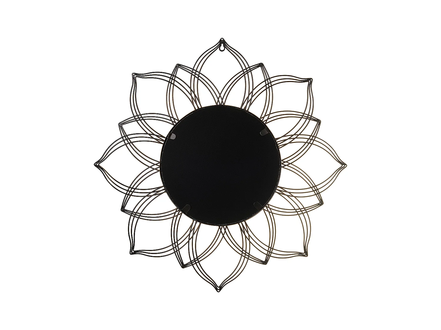 Espejo MILLY 67 cm 67 cm Metal Dorado