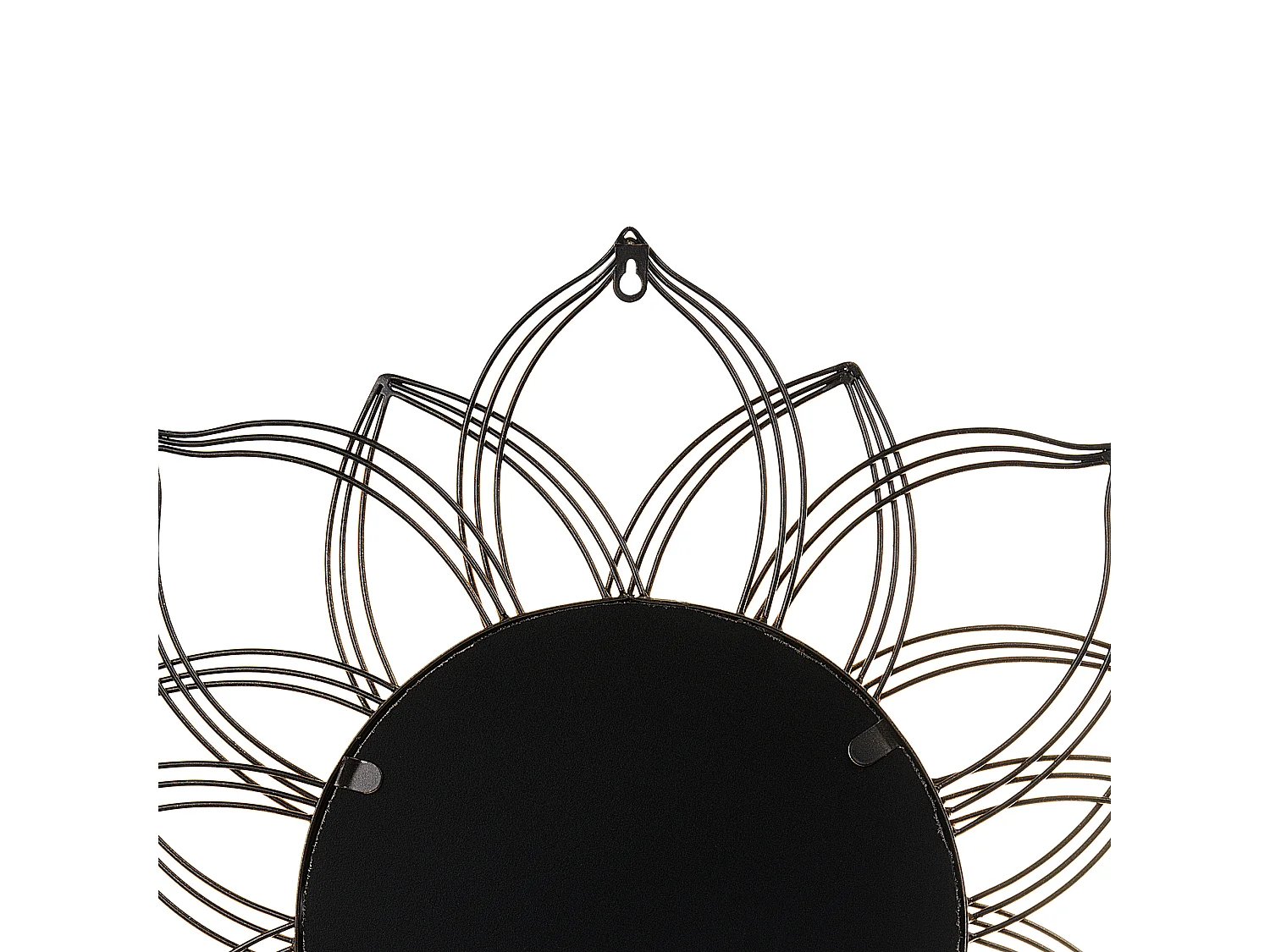 Miroir MILLY 67 cm 67 cm Métal Doré