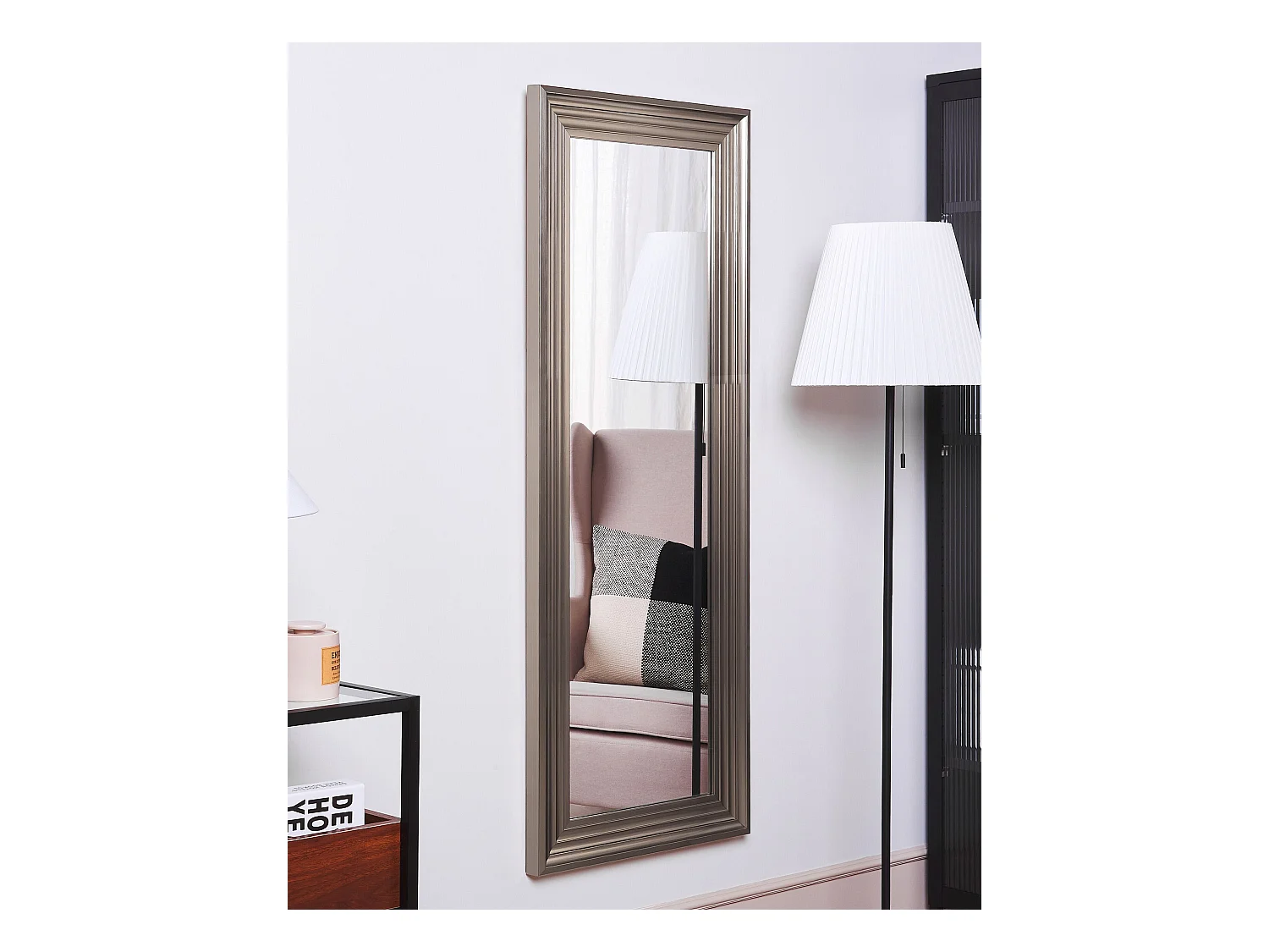 Wandspiegel CHATAIN 50 cm 130 cm Zilver