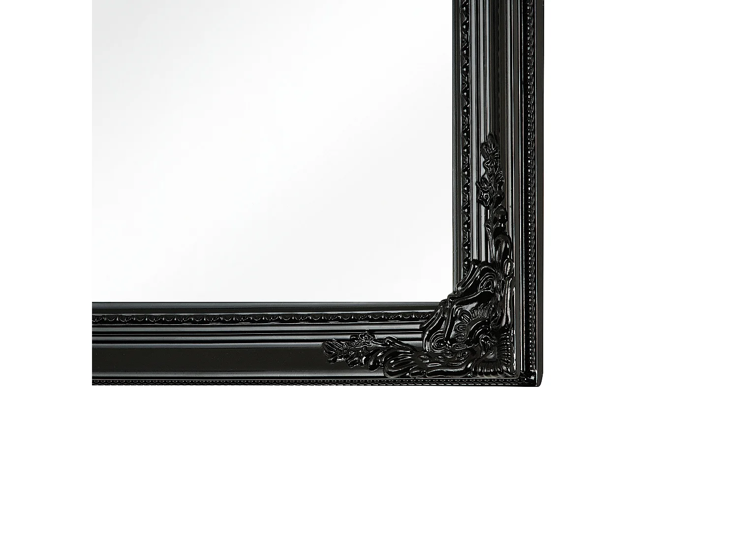 Wandspiegel FOUGERES 50 cm 130 cm Zwart