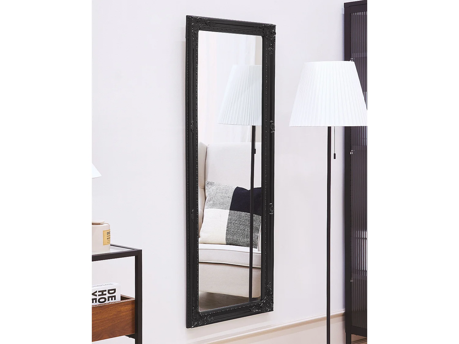 Specchio FOUGERES 50 cm 130 cm Nero