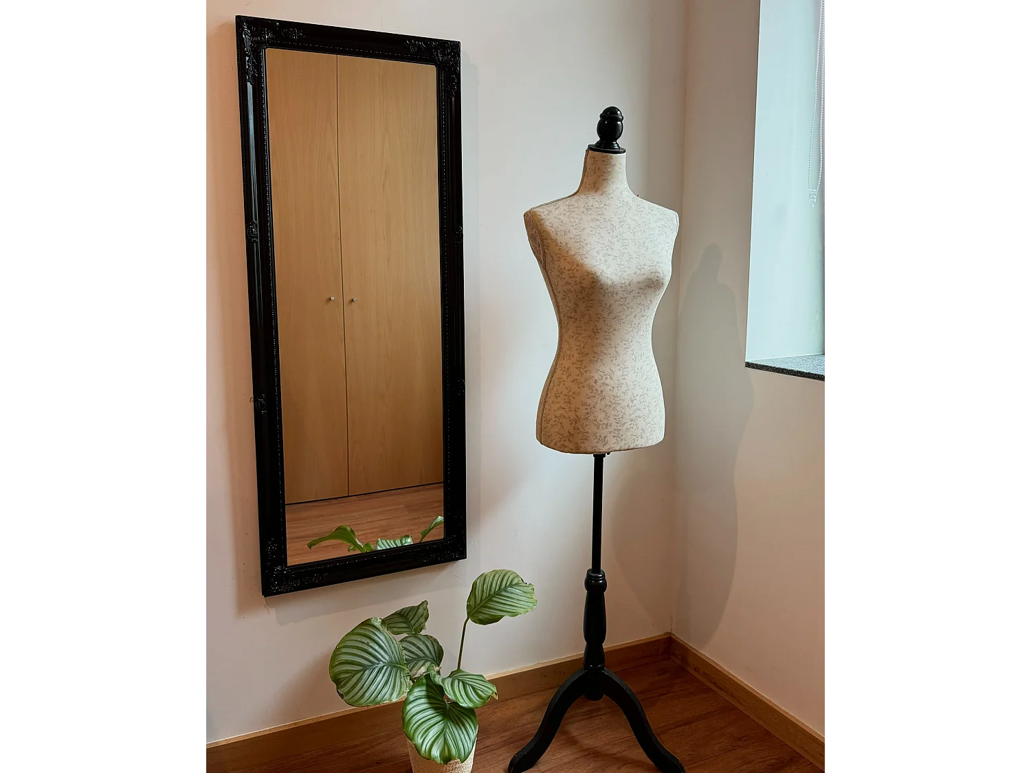 Miroir FOUGERES 50 cm 130 cm Noir