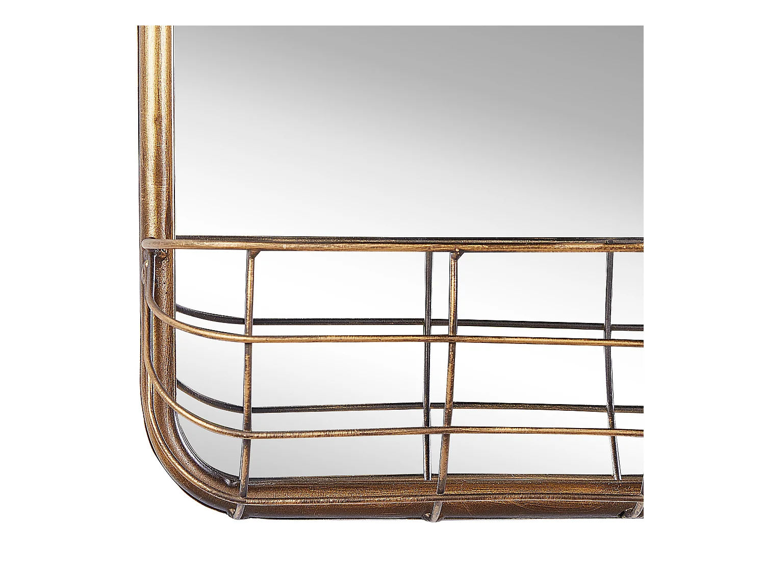 Wandspiegel MACON 40 cm 80 cm Metaal Goud