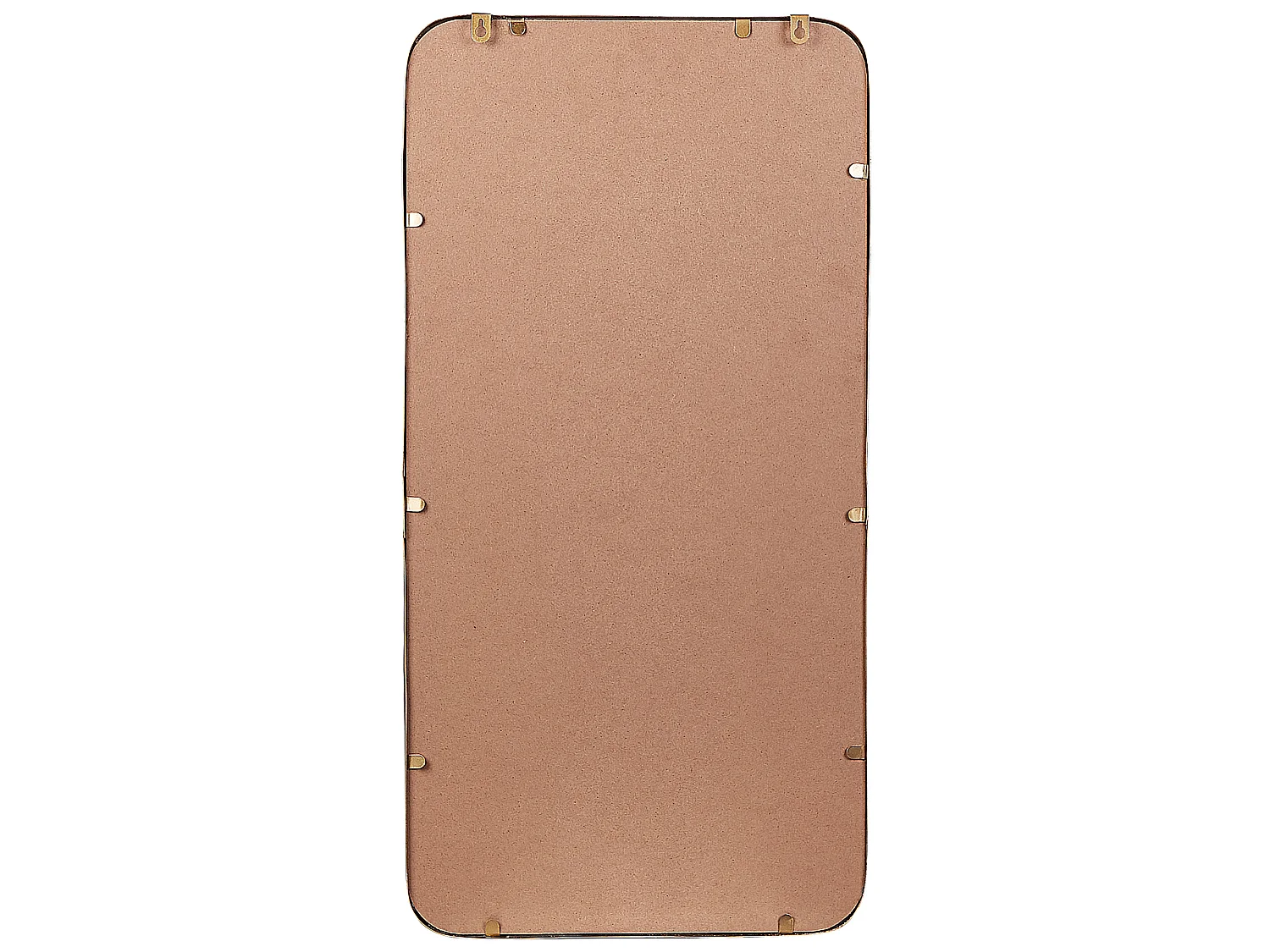 Miroir MACON 40 cm 80 cm Métal Doré