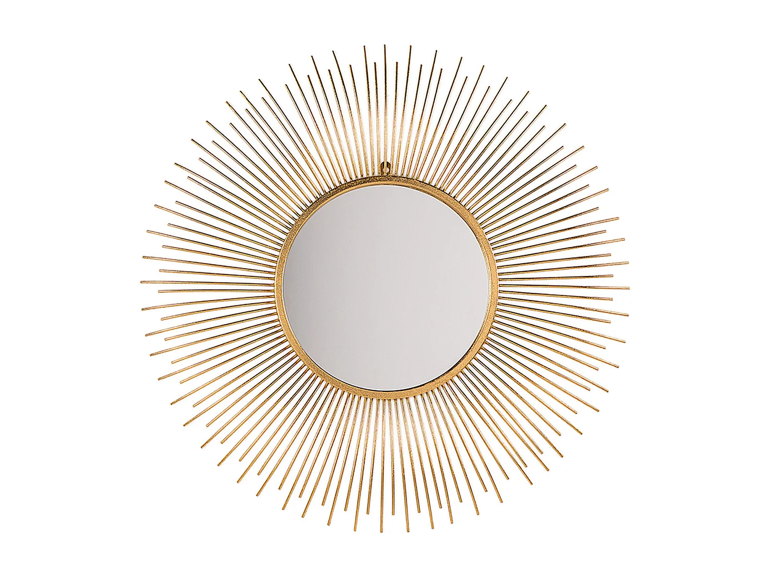 Spiegel gold rund Sonnenform vintage dia. 80 CILLY