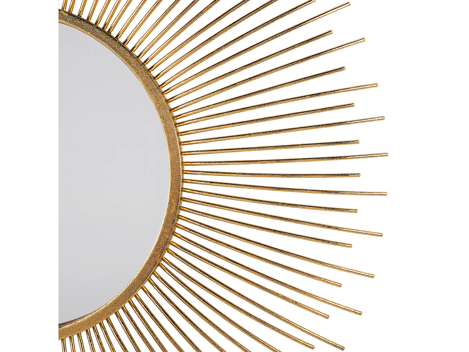 Spiegel gold rund Sonnenform vintage dia. 80 CILLY