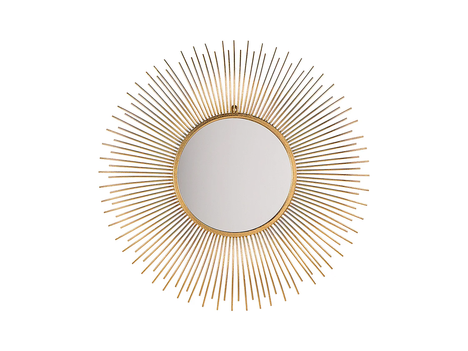 Miroir CILLY 80 cm 80 cm Métal Doré
