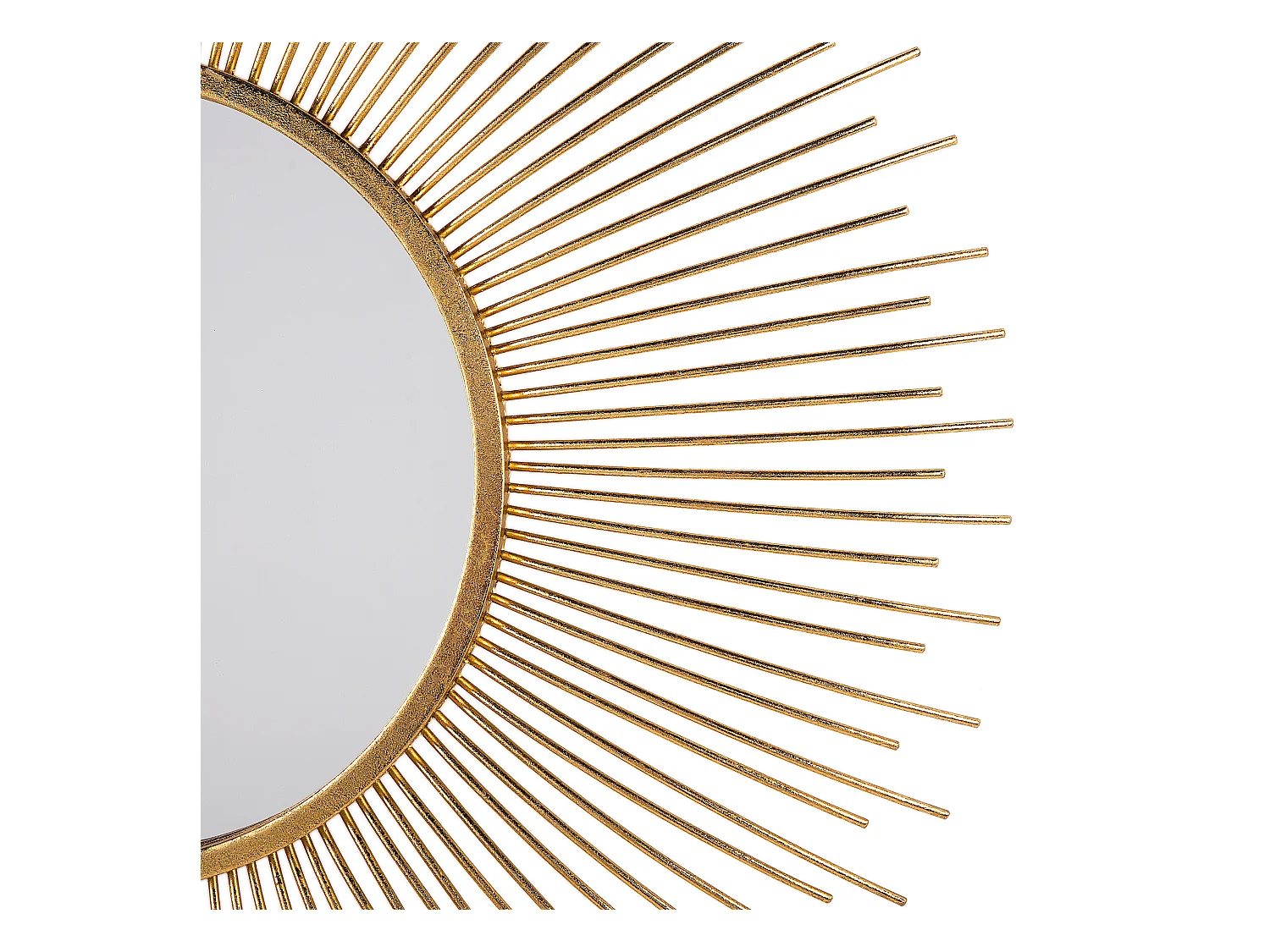 Wandspiegel CILLY 80 cm 80 cm Metaal Goud