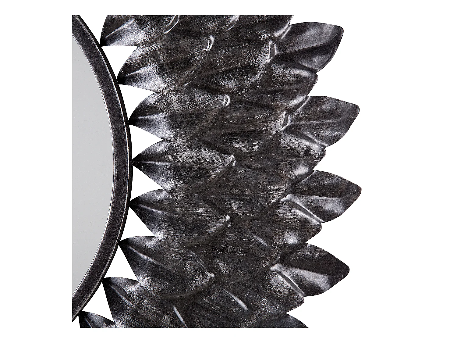 Wandspiegel LARRAU 70 cm 70 cm Metaal Zilver