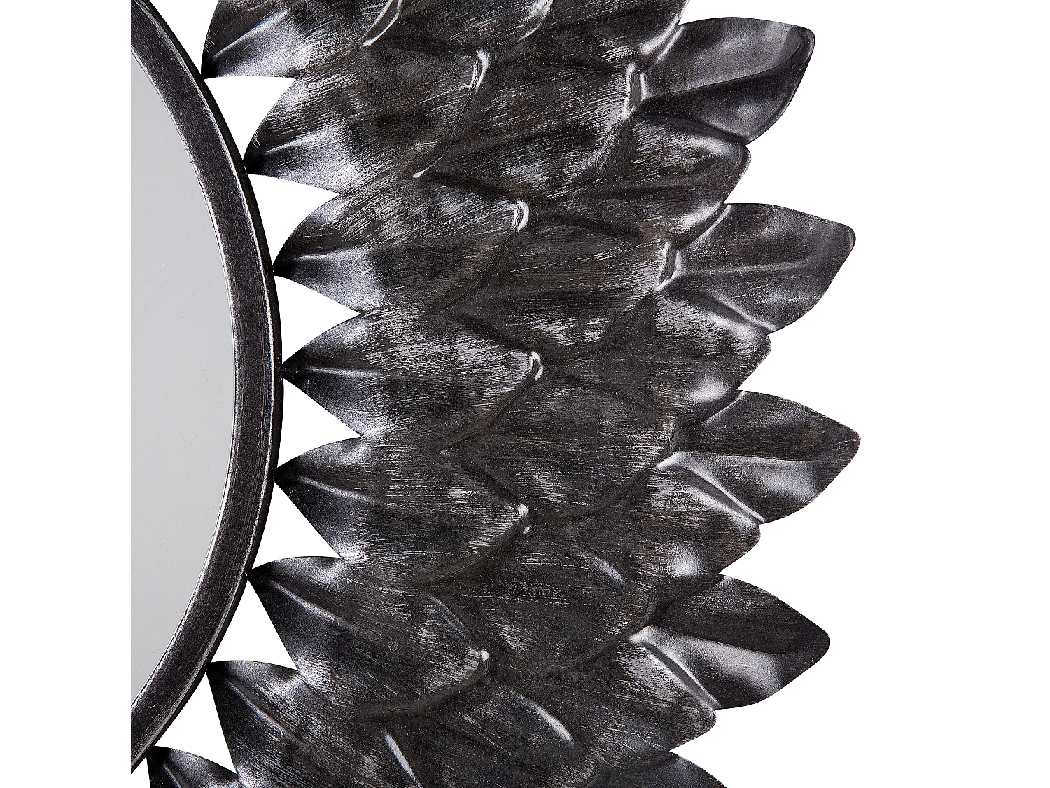 Miroir LARRAU 70 cm 70 cm Métal Argenté