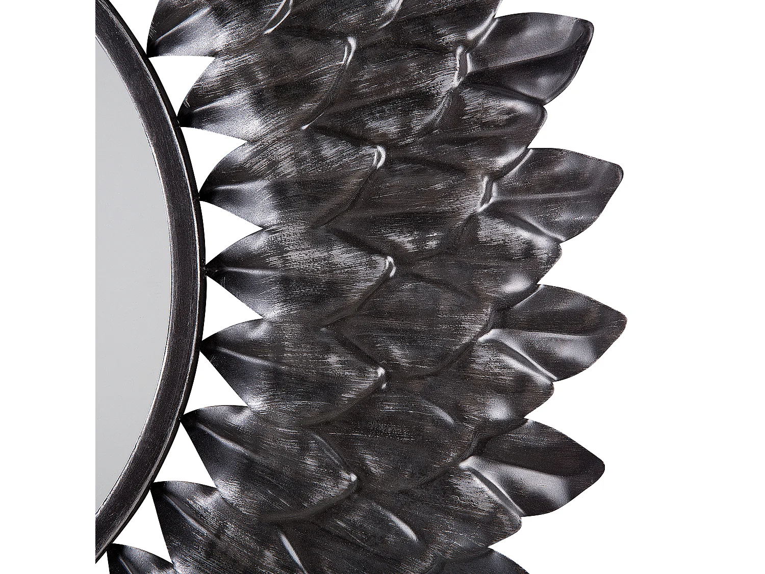 Miroir LARRAU 70 cm 70 cm Métal Argenté