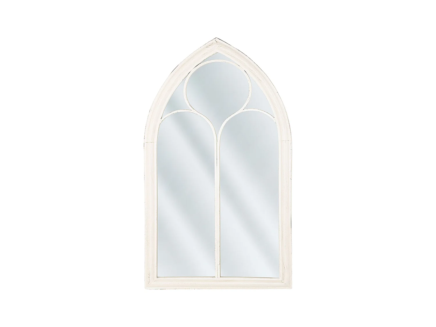 Miroir TRELLY 62 cm 113 cm Métal Blanc
