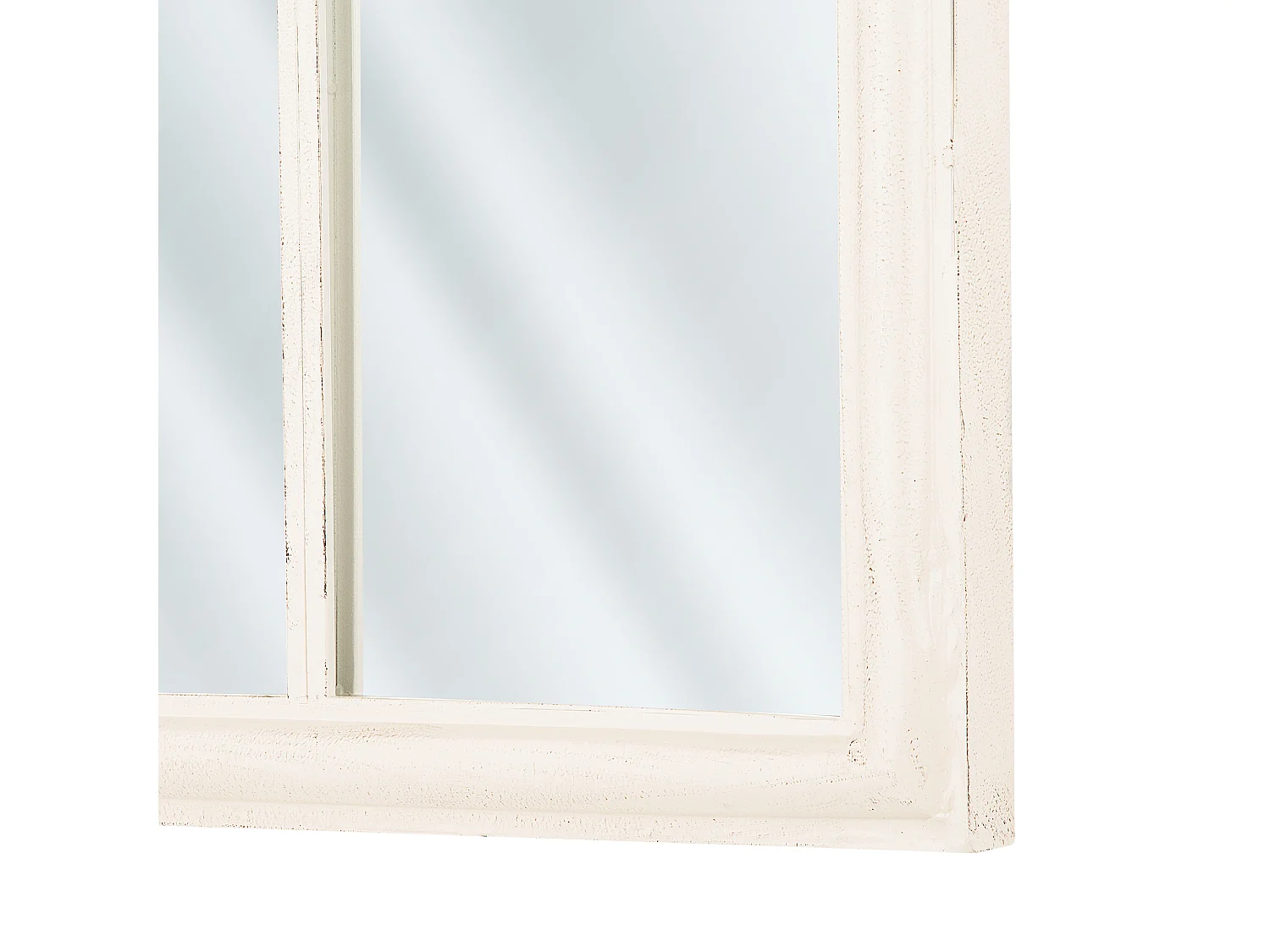 Miroir TRELLY 62 cm 113 cm Métal Blanc