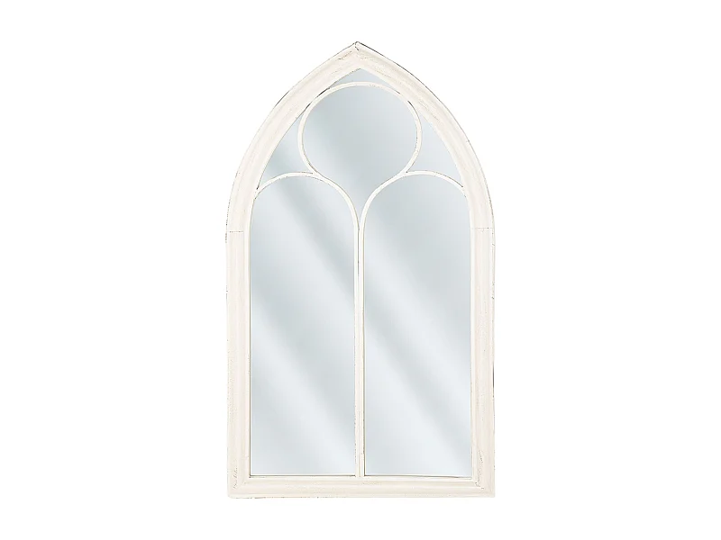 Miroir TRELLY 62 cm 113 cm Métal Blanc