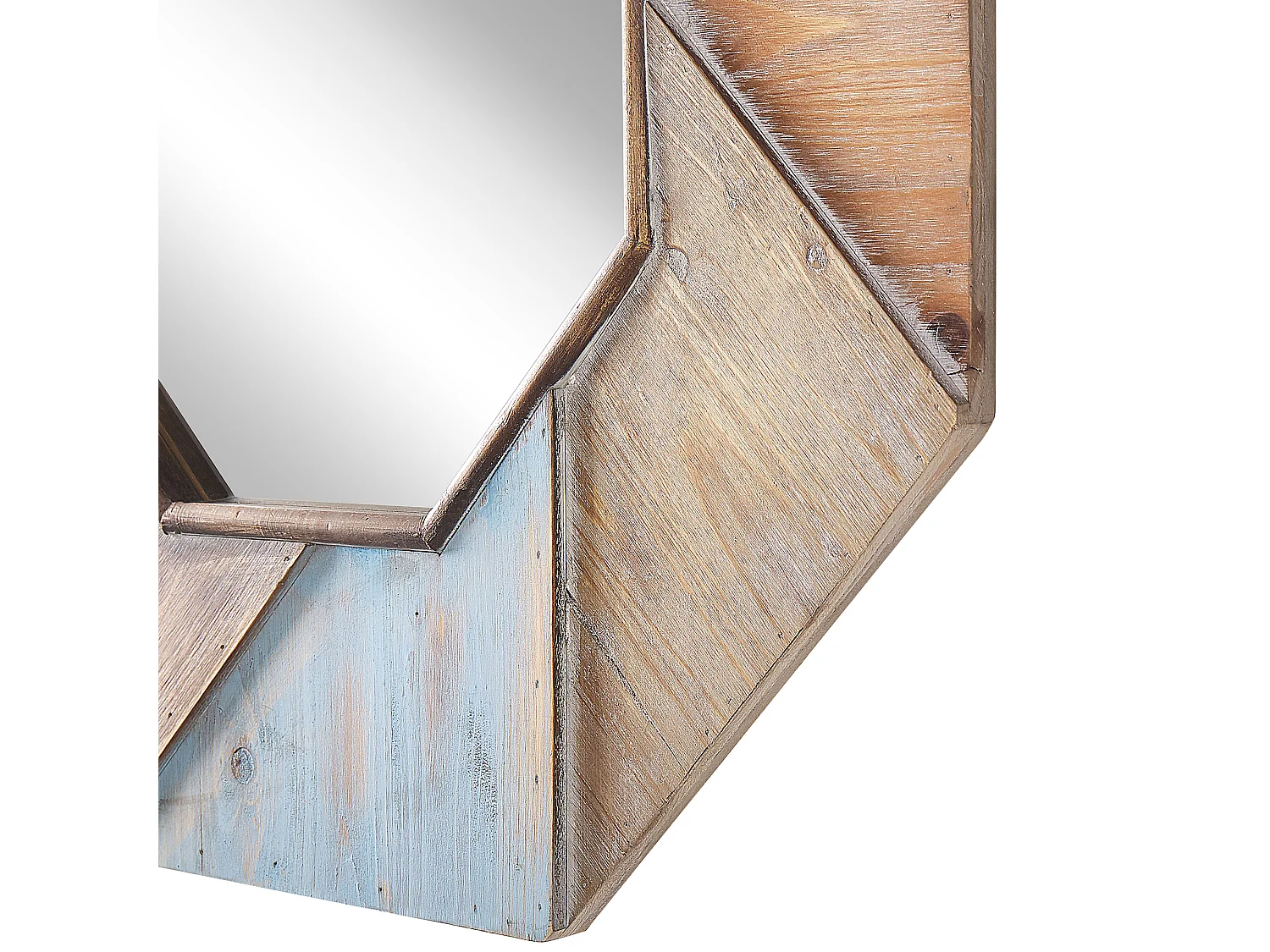 Miroir MIRIO 77 cm 77 cm Bois de sapin Marron