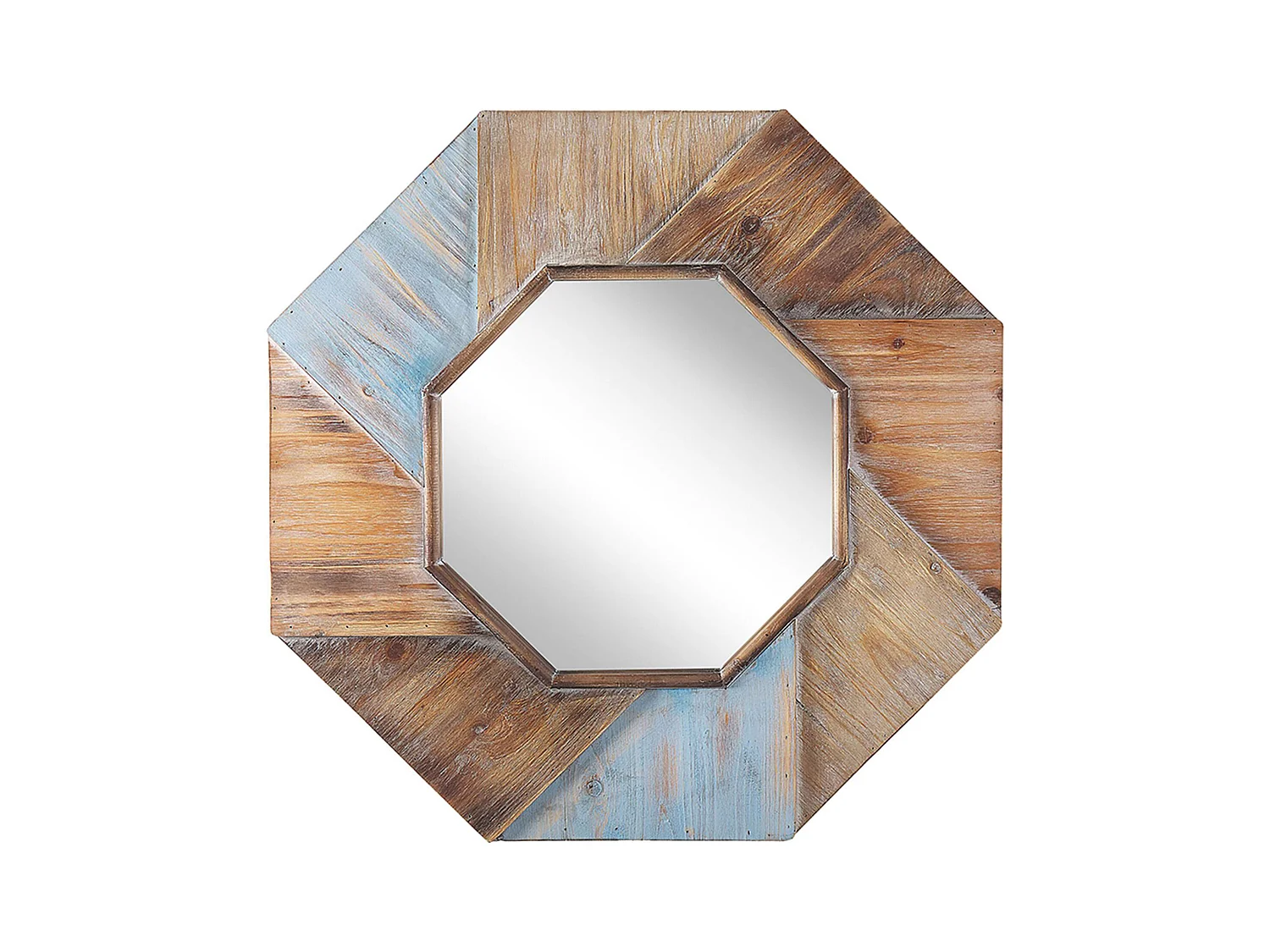 Miroir MIRIO 77 cm 77 cm Bois de sapin Marron