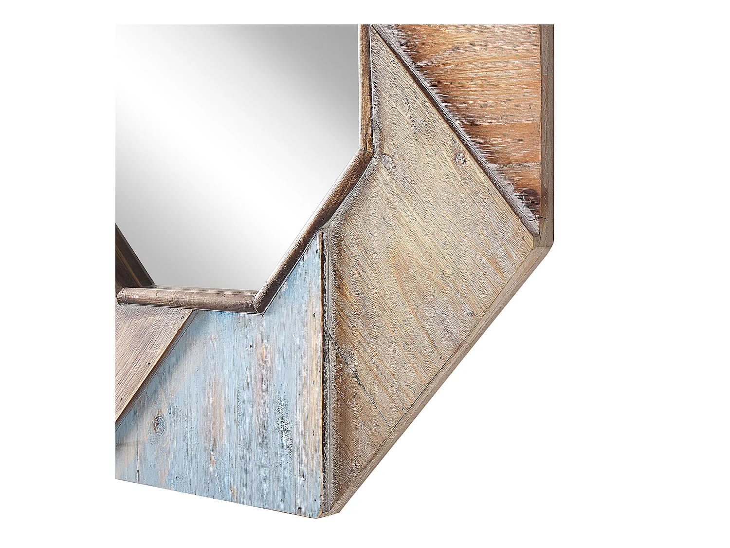 Wandspiegel MIRIO 77 cm 77 cm Hout Bruin