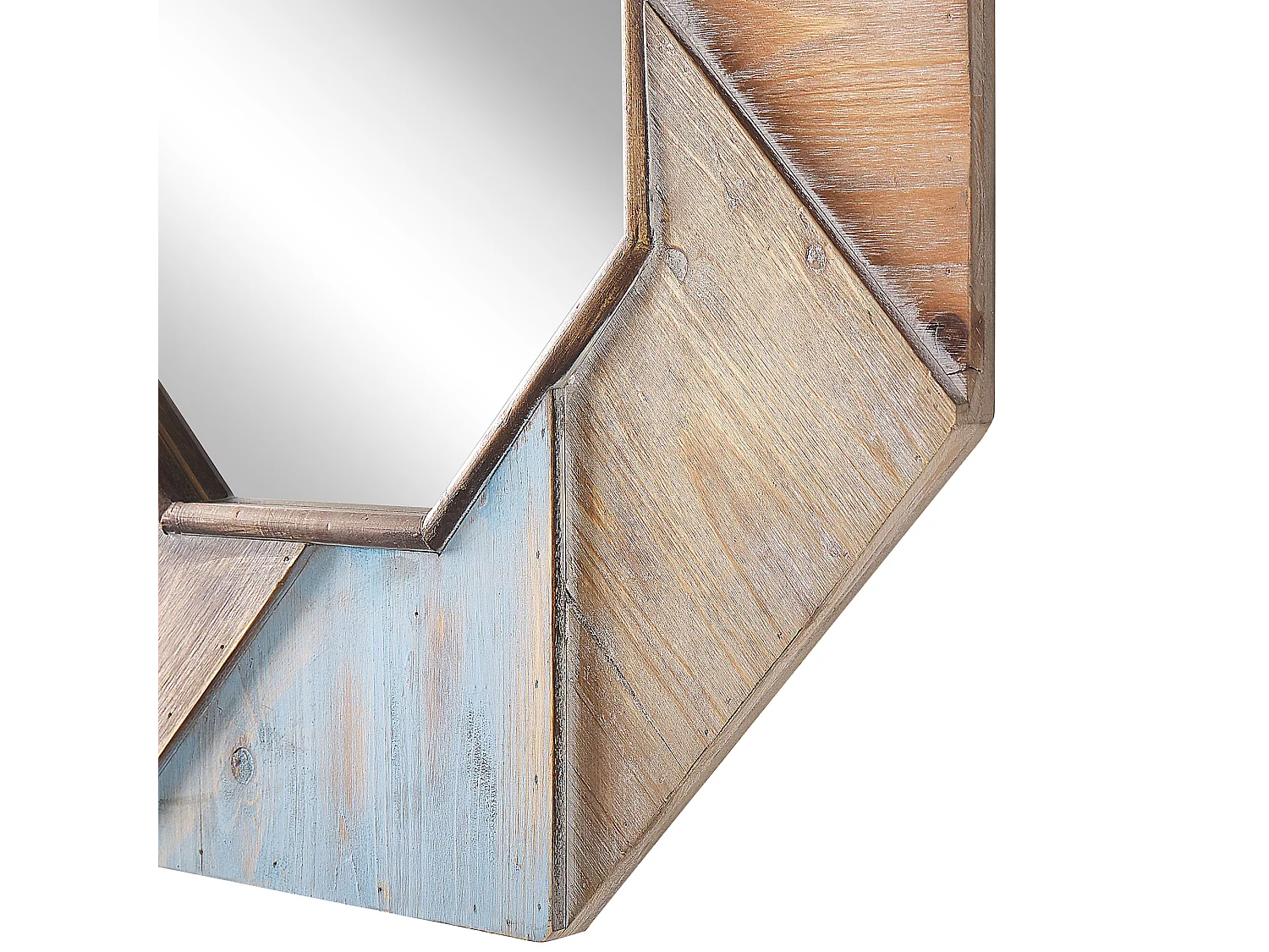 Specchio MIRIO 77 cm 77 cm Legno Marrone