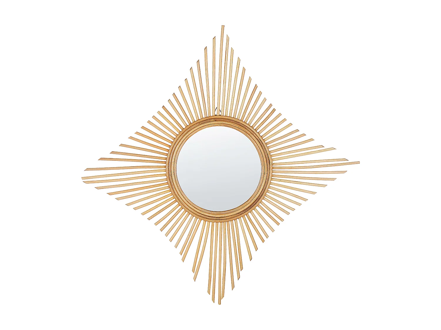 Miroir MAJENE 60 cm 60 cm Rotin Naturel