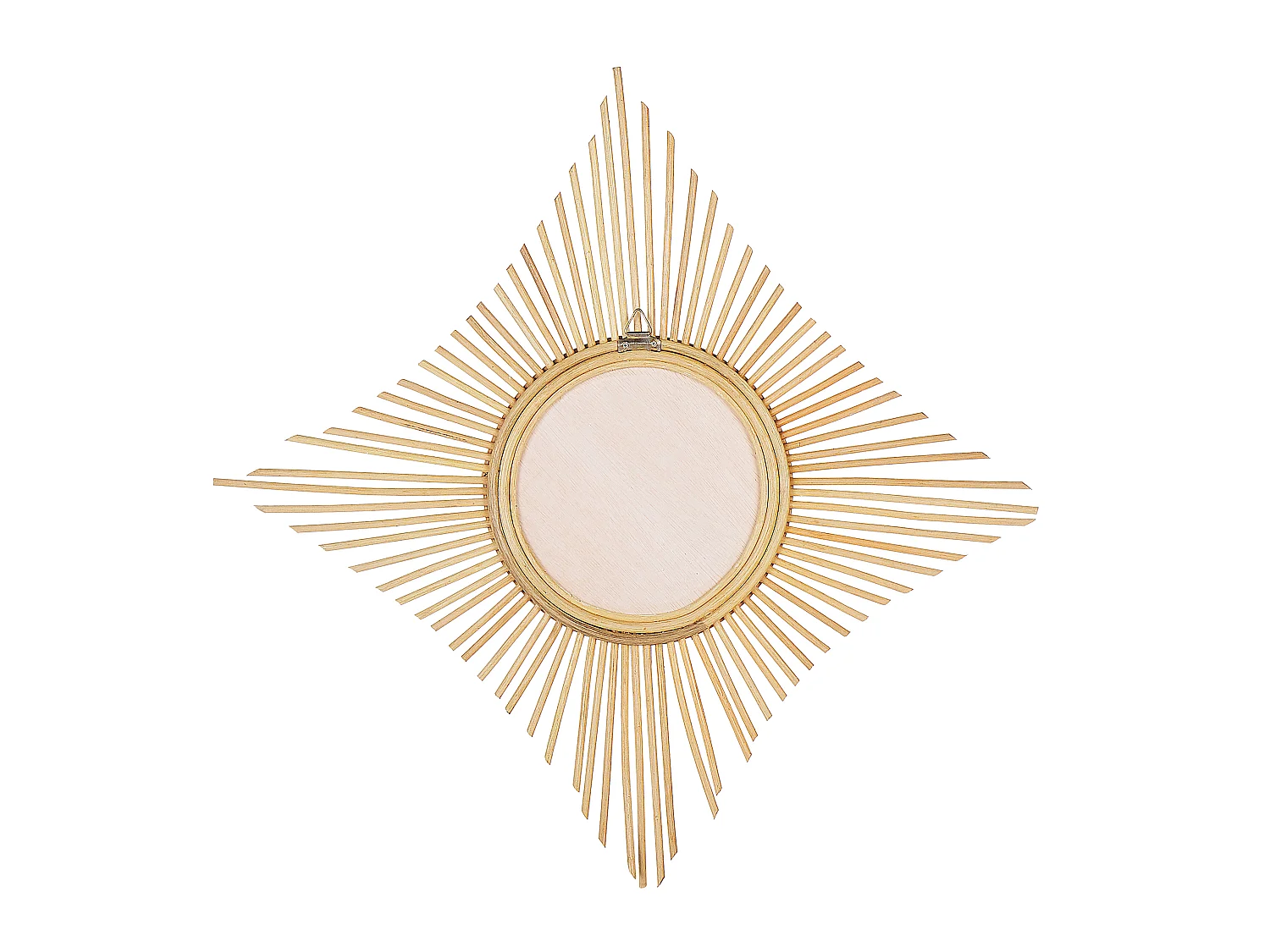 Wall Mirror MAJENE 60 cm 60 cm Rattan Natural