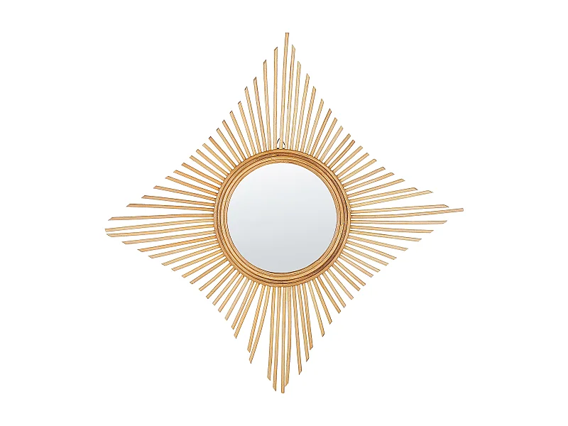 Miroir MAJENE 60 cm 60 cm Rotin Naturel