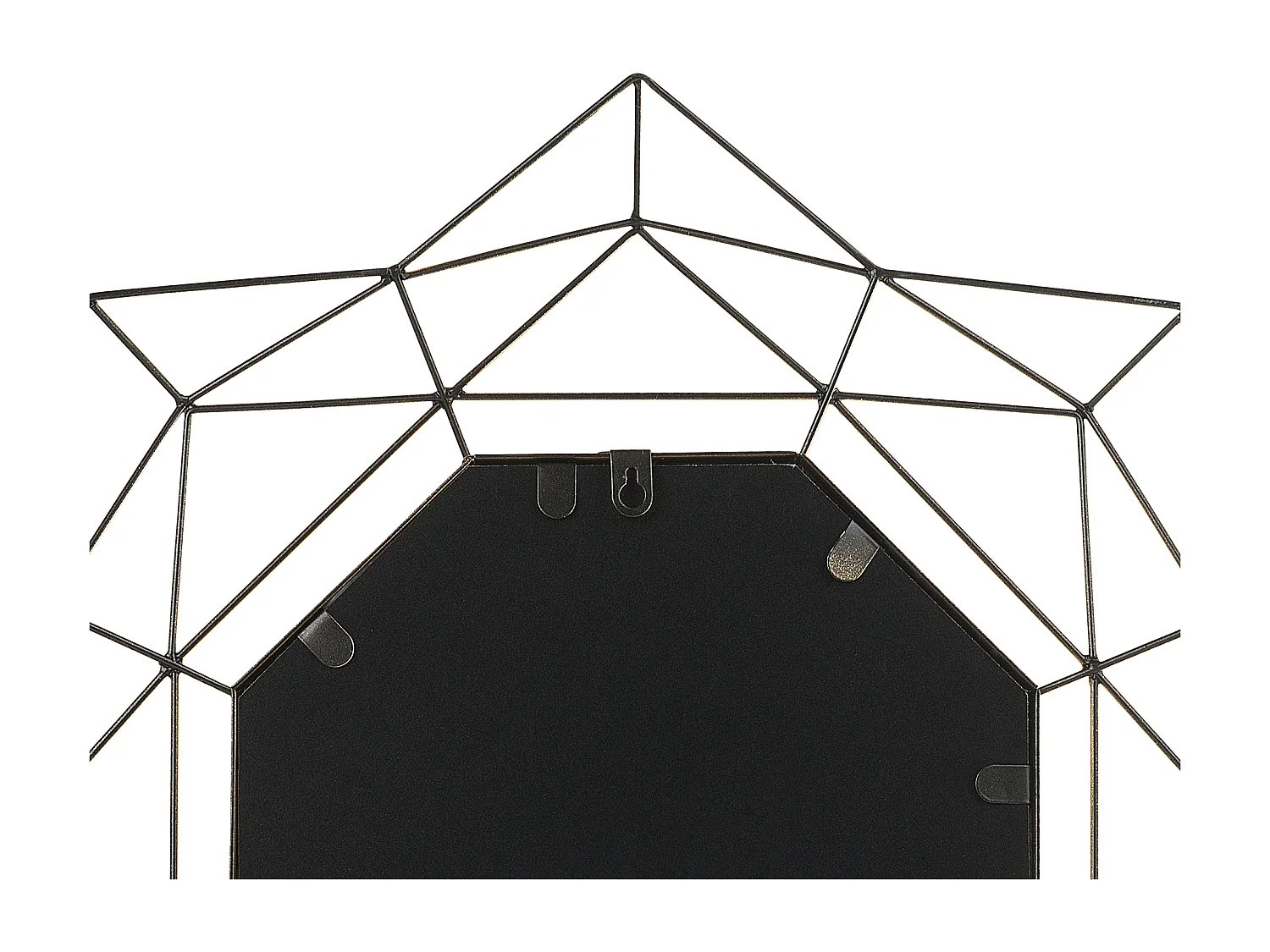 Wandspiegel HILLION 60 cm 60 cm Metaal Goud