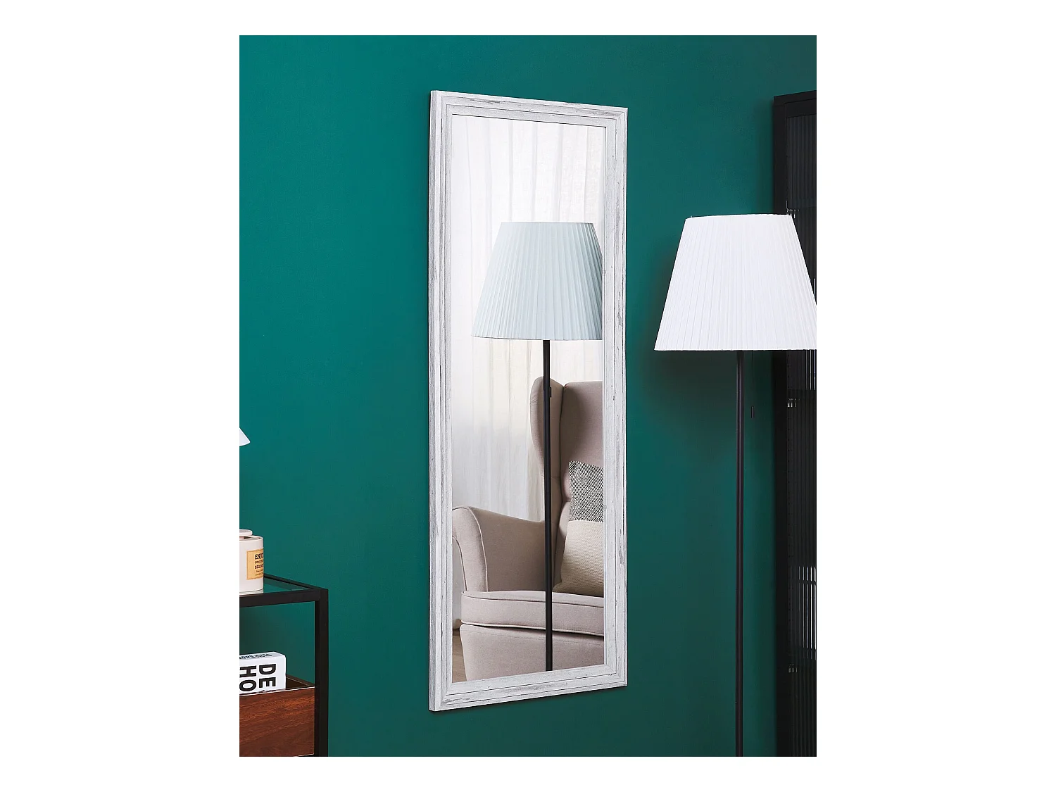 Wandspiegel BENON 50 cm 130 cm Gebroken wit