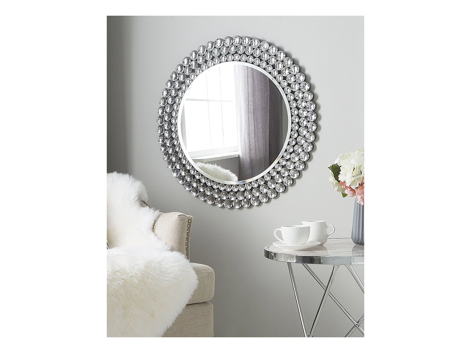 Miroir STENAY Argenté