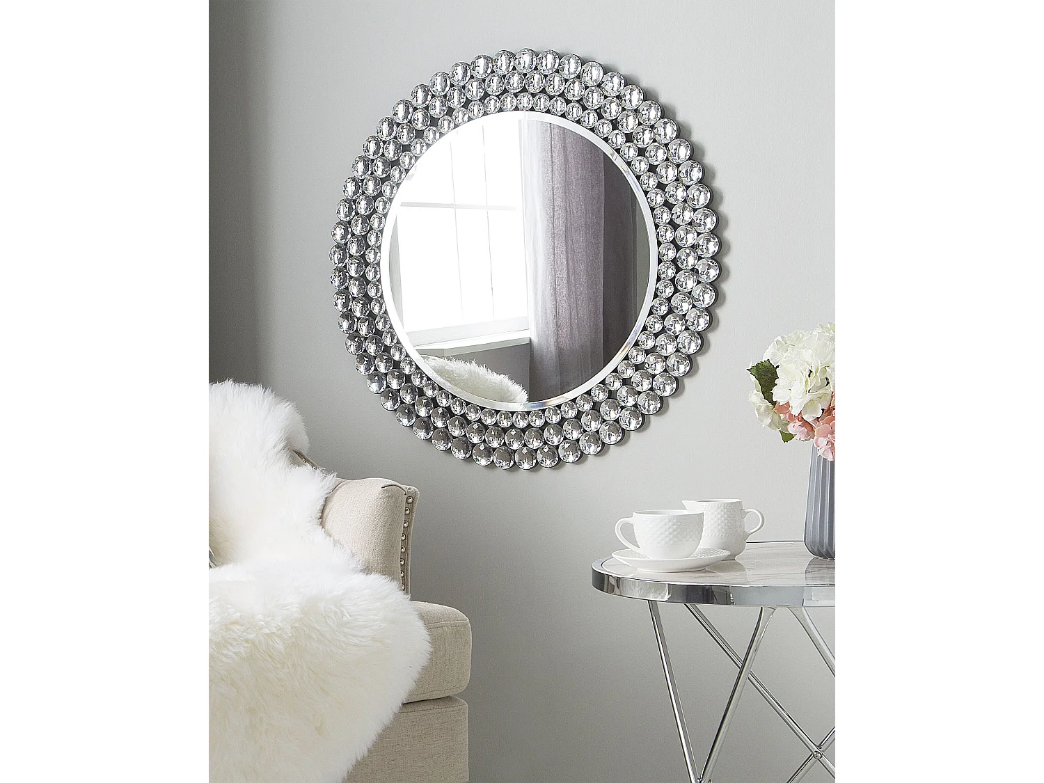 Miroir STENAY Argenté