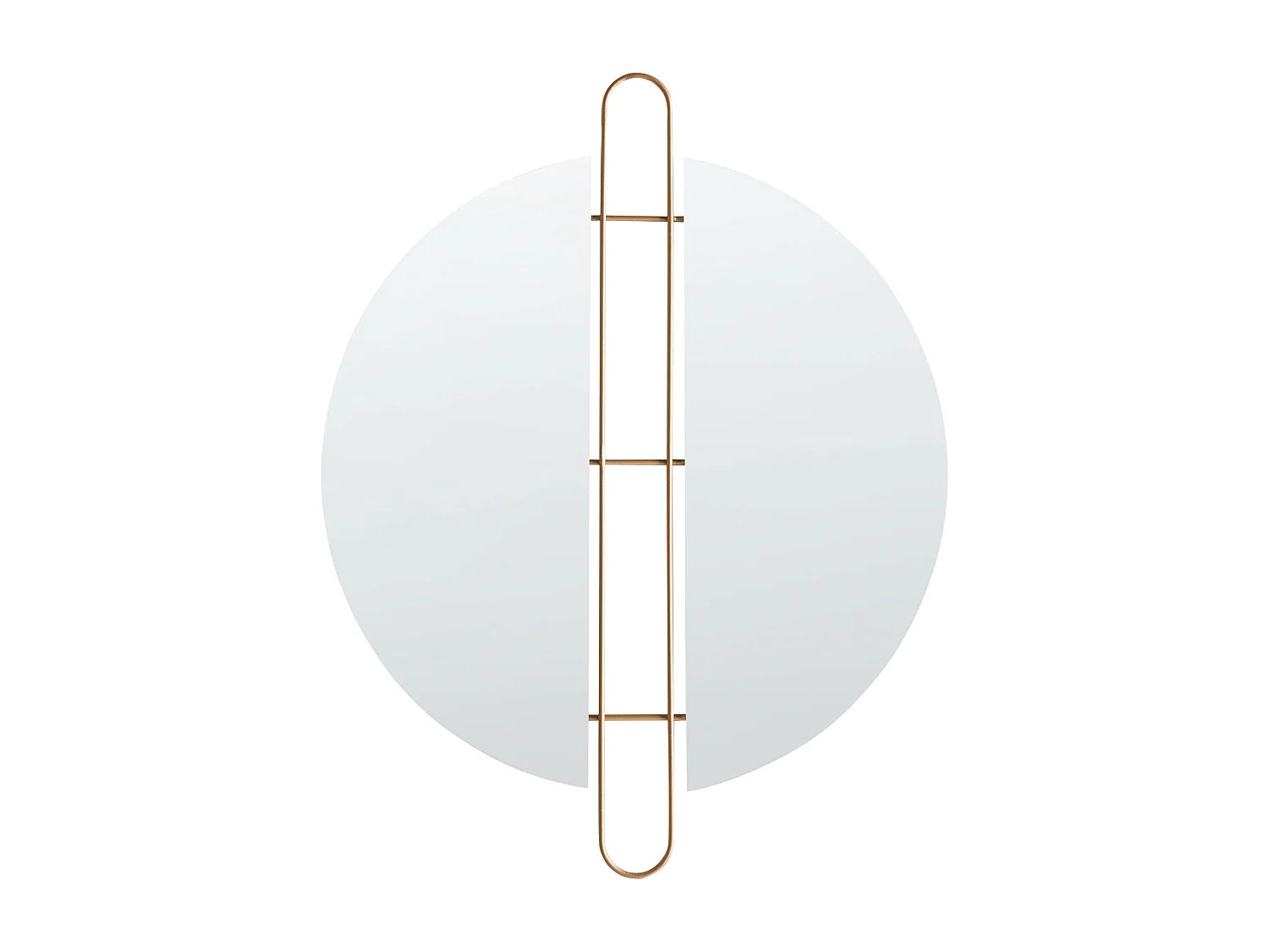 Miroir ATTIN 52 cm 65 cm Doré