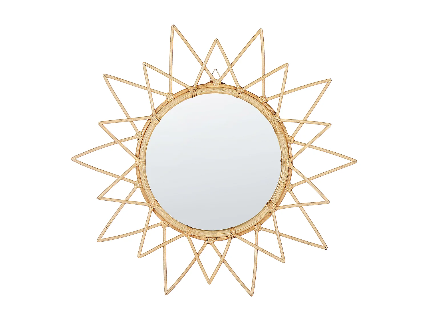 Miroir AROEK 61 cm 61 cm Rotin Naturel