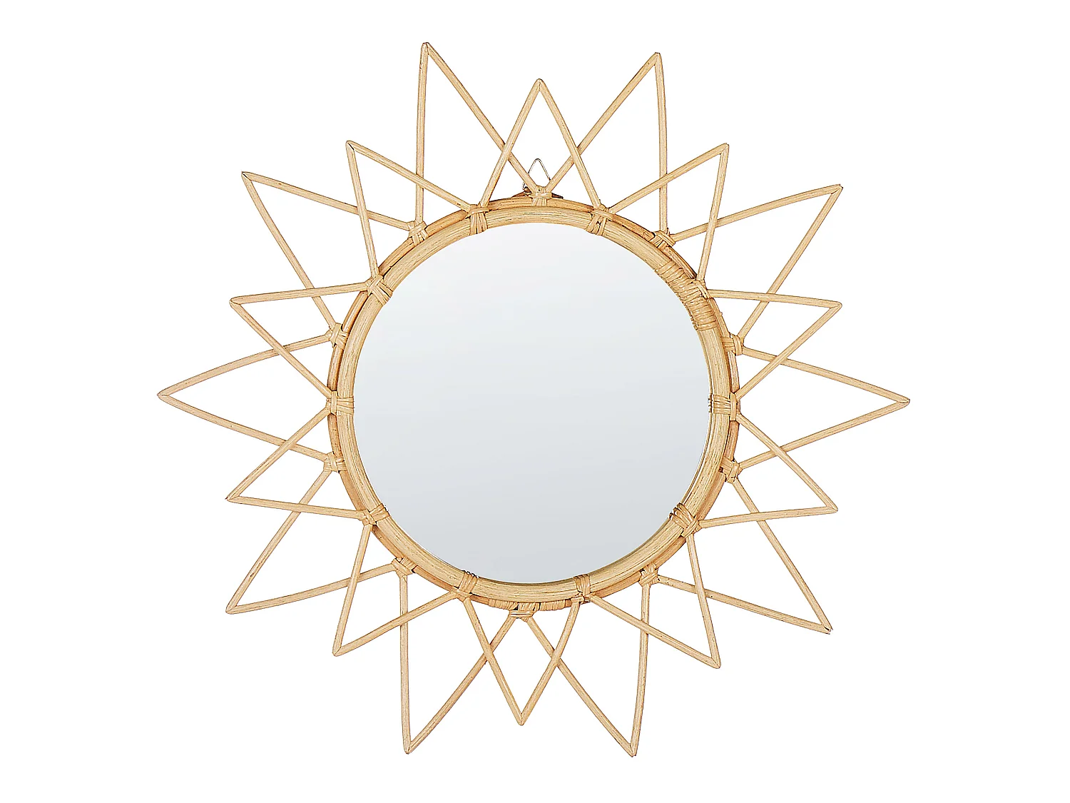 Miroir AROEK 61 cm 61 cm Rotin Naturel