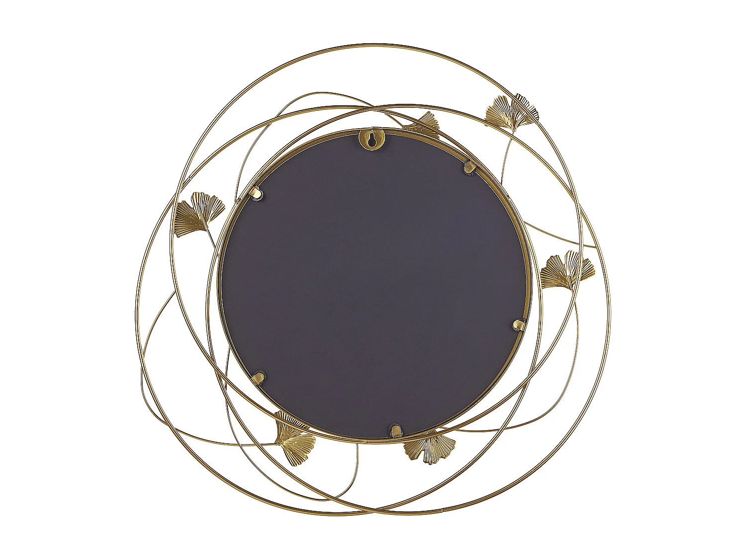 Miroir ANGLET 47 cm 45 cm Métal Doré